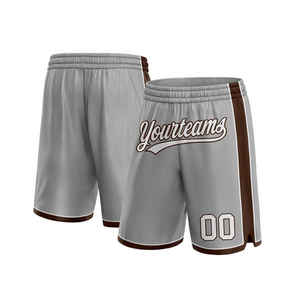 Pantalones Cortos de Baloncesto de Alta Calidad, Logotipo Bordado Personalizado, Malla, Tela de Poliéster Personalizada, Pantalones Cortos de Baloncesto para Hombre - Product Image 1