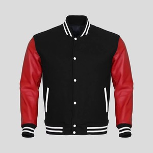 Bomber Leather <b>Jacket</b> <b>Men</b> Baseball <b>Jackets</b> Biker Pu Coat Varsity Fleece College Top Leather <b>Slim</b> <b>Fit</b> Motorcycle <b>Jacket</b> - Product Image 5