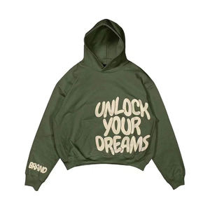 Conjunto de Sudadera con Capucha y Pantalones Cortos de Felpa 100% Algodón, Ropa Casual Personalizada al por Mayor con Diseño Impreso en Relieve - Product Image 6