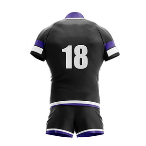 Uniformes de Rugby personalizados de alta calidad de secado rápido y transpirable para equipos Venta al por mayor - Product Image 6