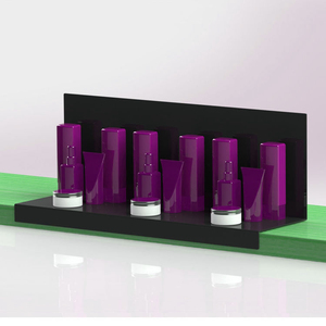 Organisateur de cosmétiques en acrylique imprimé UV de luxe |   Support élégant pour l'affichage et le rangement de produits de beauté - Product Image 1