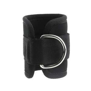 Custom Logo Professional Protection Sport Fitness Gym Accessories Adjustable Ankle <b>Support</b> Weightlifting Double D-Ring Strap <b>Leg</b> - Product Image 2