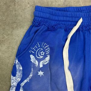 RAFEL MART INDUSTRIES Pantalones cortos de gimnasio de alta calidad para hombre, pantalones cortos informales estampados de estilo callejero, pantalones cortos de chándal con logotipo en la cintura, bolsillo OEM - Product Image 4