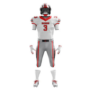 Tenue de football américain prête pour l'entraînement, maillot et pantalon robustes, maille respirante, tenue de compétition - Product Image 4