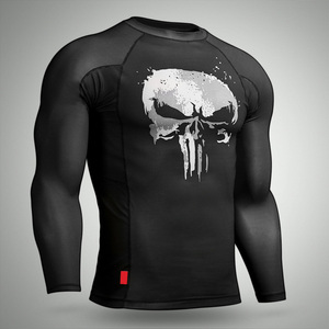 Custom Branded Mens Rash Guard, UPF 50+, Compression Fit, Ideal for <b>Surfing</b>, Swimming, and Outdoor Sports, Bulk Order Discounts - Product Image 2