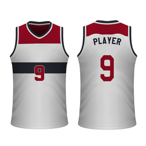 Maillot de basket-ball sur mesure pour hommes de grande taille ensemble de vêtements de sport en polyester respirant imprimé avec design uni - Product Image 5