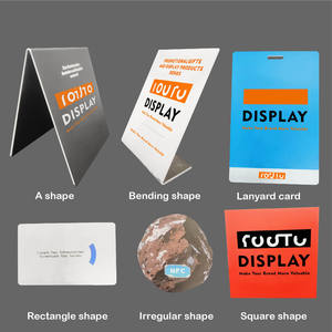 Estante de exhibición de mostrador ecológico de PVC ligero OEM ODM personalizado fácil montaje Color personalizado para promoción de tienda minorista - Product Image 4