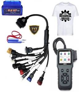 Rgrinkumotors V311 OBD2 escáner Universal eléctrico 12-24V OBD lector pantalla LCD sistema Android coche diagnóstico español ruso - Product Image 5