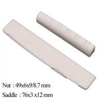 Wholesale High Quality Stringed Instrument Accessories 12 Stringed Guitar Bone Nut&Saddle for Sale
