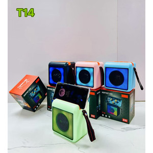 ลำโพงพกพา T14 8W RGB LED ไร้สาย พร้อมวิทยุ FM และไมโครโฟน สำหรับใช้งานกลางแจ้ง - Product Image 2