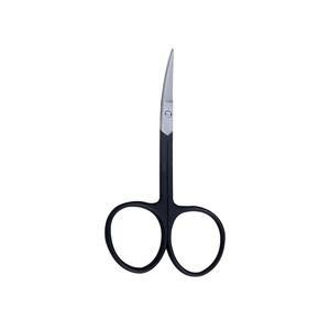 กรรไกรตัดเล็บเคลือบพลาสม่าสีดำมีความแม่นยำสูงใบมีดโค้งสำหรับดูแลเล็บสแตนเลส - Product Image 1