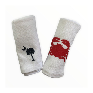 Toallas de cocina bordadas con tejido de gofres de Golf de algodón peinado respetuoso con el medio ambiente 50x70cm 220 GSM secado rápido Anti retráctil Textiles de uso diario - Product Image 3