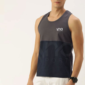 Camiseta sin mangas cómoda de algodón/poliéster, ligera, para uso en exteriores, para hombre, ropa deportiva, camiseta clásica para entrenamiento. - Product Image 5