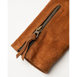 Veste en cuir suédé véritable de cow-boy western vintage entièrement personnalisée avec franges et perles à vendre Style classique - Product Image 4