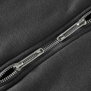 Ventes en gros de nouveaux produits, veste décontractée de sport à fermeture éclair double, sweat-shirt en coton épais en polaire, sweat-shirt vierge - Product Image 6