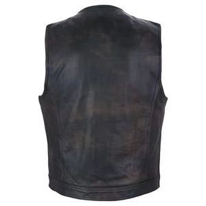 เสื้อกั๊กสำหรับผู้ชายหนังคลาสสิกคุณภาพเยี่ยมระบายอากาศได้แบบลำลองสไตล์ฤดูหนาวผลิตจากปากีสถานมีกระเป๋าหลายใบแห้งเร็ว - Product Image 2