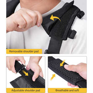 เสื้อกั๊กไนลอนระบายอากาศได้ดีปรับได้เร็ว, เสื้อกั๊กสำหรับฝึกซ้อมกลางแจ้งน้ำหนักเบา - Product Image 4