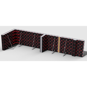 Sistema Modular de Encofrado de Pared de Plástico ABS para Muros de Contención de Hormigón en Sótanos y Cimentaciones de Edificios Residenciales - Product Image 1