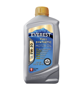 Aceite de Motor Sintético Everest Antidesgaste SAE 5W-30, Lubricante Automotriz, Paquete de 6, 1 Cuarto de Galón - Product Image 1