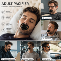 Logo personnalisé Sucettes en vrac pour adultes Fopspeen Volwassenen Sucette de sécurité en silicone amusante de taille adulte Fabricant