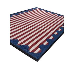 Alfombras de Lana Tejidas a Mano Alhambra Ivory, Diseño de Rayas, con Seda de Bambú, para el Hogar, Pasillo, Dormitorio, Sala de Estar-ADWL-13202 - Product Image 2