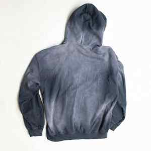 เสื้อฮู้ดมีซิปโอเวอร์ไซซ์ผ้าซักสีเทาเสื้อวินเทจสตรีทแวร์เสื้อสเวตเชิ้ตสีซีดด้วยเทคนิคปักสำหรับฤดูหนาว - Product Image 1