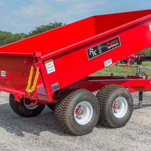 รถพ่วงฟาร์มขนาดใหญ่ 1500 กก. แบบดัมพ์ สำหรับใช้ในสวนและกับรถแทรกเตอร์ จัดส่งรวดเร็ว โครงสร้างแข็งแรงทนทาน ขาย - Product Image 1