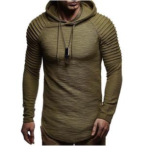Sudadera con Capucha de Felpa Francesa de Alta Calidad Personalizada OEM, Estilo Urbano, Lavado Ácido Funcional, con Cierre y Pedrería para Hombre - Product Image 1