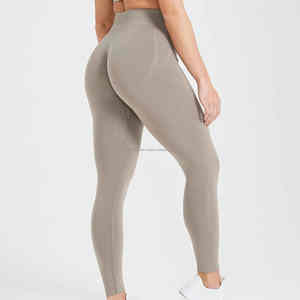 Meilleure vente de pantalons de yoga de gymnastique de haute qualité pour femmes leggings d'entraînement de sport de fitness décontractés respirants avec vente de logo personnalisé - Product Image 6