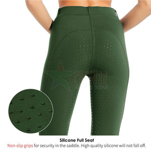 Legging d'équitation pour femme au style unique, imperméable et coupe-vent, en Spandex/Polyester, avec logo personnalisé, pour le fitness et l'équitation - Product Image 2