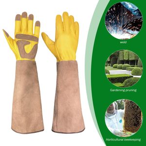 Design personnalisé Gants de travail à double sécurité Construction industrielle Cuir de vache - Product Image 4