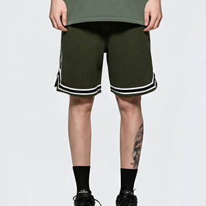 Short en molleton 100% coton Short d'entraînement pour hommes, short pour hommes avec broderie personnalisée style baggy - Product Image 1
