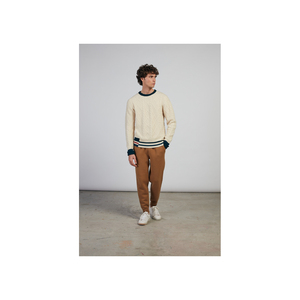 Maglione da Uomo in Eco Cashmere Girocollo per Autunno Inverno, Abbigliamento Casual Made in Italy Fornitura ODM - Product Image 1