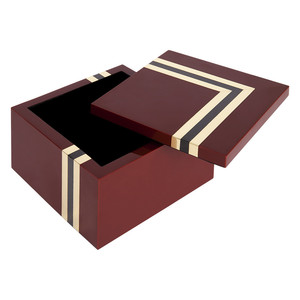 Joyero lacado de color de diseño personalizado, madera MDF, Cajas de Regalo de madera de lujo, mayorista en Vietnam - Product Image 1