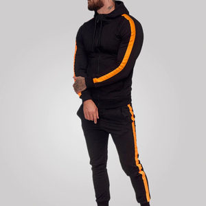 ชุดวอร์มแฟชั่นผ้าโพลีเอสเตอร์สำหรับผู้ชายสำหรับเดินเขาเดินออกกำลังกายวิ่งทอกีฬา - Product Image 5