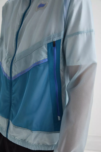 แจ็กเก็ตกันลมสะท้อนแสงทำจากโพลีเอสเตอร์สำหรับผู้ชายเสื้อกันลมกันน้ำย้อนยุคแนววินเทจแจ็คเก็ตกีฬากลางแจ้งขนาดพิเศษสำหรับผู้ชาย - Product Image 3