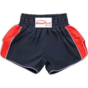 Venta al por mayor de pantalones cortos de Muay Thai Pakistán Venta caliente logotipo personalizado Muay Thai pantalones cortos de boxeo para los hombres - Product Image 2