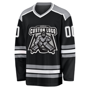 Vente en gros d'uniformes de hockey sur glace personnalisés maillots d'équipe sublimés avec impression de logo OEM ODM approvisionnement direct d'usine - Product Image 5