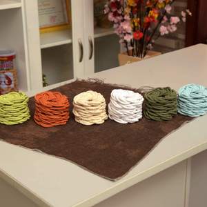 Nappe en coton et jute en macramé classique faite à la main de qualité supérieure pour cuisine et tasse à café assiettes de service en verre-Vente en gros - Product Image 4