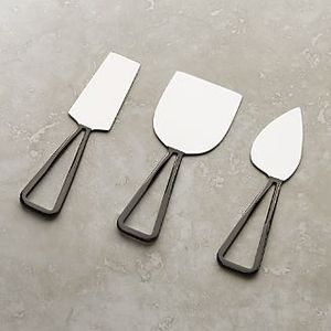 Ensemble de couverts à fromage élégants avec manches en bois pour des présentations de table élégantes lors de réunions de famille et de célébrations - Product Image 5