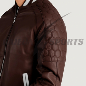 Offre Spéciale personnalisé laine soie cuir Varsity vestes collège Baseball veste pour hommes qualité supérieure Bomber manteau tendance mode - Product Image 2