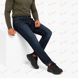 Jeans pour hommes en gros, personnalisables avec logo, coupe slim, droite, skinny ou décontractée, style décontracté, qualité supérieure - Product Image 4