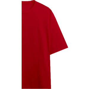 เสื้อยืดลำลองผู้ชายไซส์ใหญ่ สีแดง ปักโลโก้คุณภาพสูง ปรับแต่งได้ น้ำหนัก 220 กรัม ผ้าฝ้ายออร์แกนิค 100% - Product Image 5