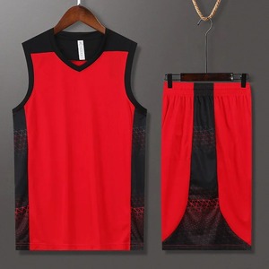 ชุดบาสเกตบอลระบายอากาศได้ดีชุดบาสเก็ตบอลพิมพ์ลายมืออาชีพวัสดุดี - Product Image 3