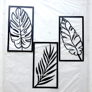 Haute qualité personnalisé moderne 25 décembre aluminium métal mur Art auto-adhésif léger suspendu conception pour la maison décoration de noël - Product Image 2