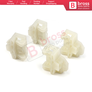 BWR46 + BWR47 4 pièces Clips de Guide de réparation de lève-vitre portes avant pour A4 B5 Polo 6N Passat B5 3B Superb MK1 Bross Auto Parts - Product Image 3
