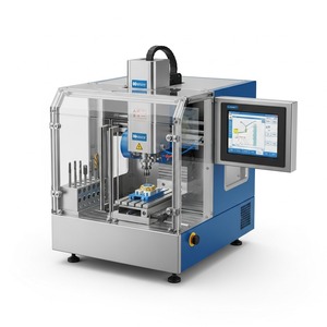 Machine de micro-fraisage verticale CNC, compacte, de bureau, mini, pour le travail des métaux et des plastiques, haute stabilité et précision - Product Image 6