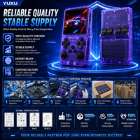 Console de jeu portable YUXU R36S en gros, écran IPS 3,5 pouces, résolution 640x480, double puce, lecteur de jeux rétro portable, jeux TF