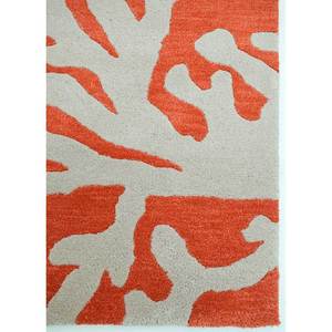 Alfombra de Lana Hecha a Mano Acar, Color Rojo Naranja, Alfombra Moderna para Sala de Estar, Pasillo, Forma Rectangular, 10 mm, Viscosa, para Adolescentes-Tac-423 - Product Image 4