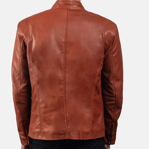 แจ็กเก็ตหนังบุนวมสำหรับผู้ชายแจ็กเก็ตหนังสำหรับผู้ชายดีไซน์ตามสั่ง - Product Image 4